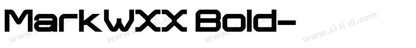 MarkWXX Bold字体转换